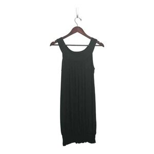 Sleeveless black dress with elastic at hem by My Michelle. ‎ Size Medium